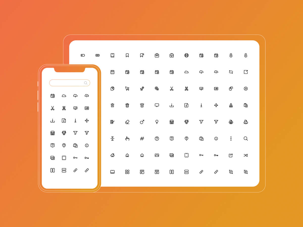 200 UI Essentials Icon Set for Adobe XD