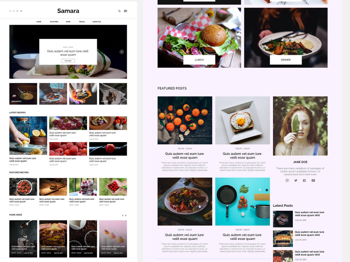 Blog Adobe XD UI Kit