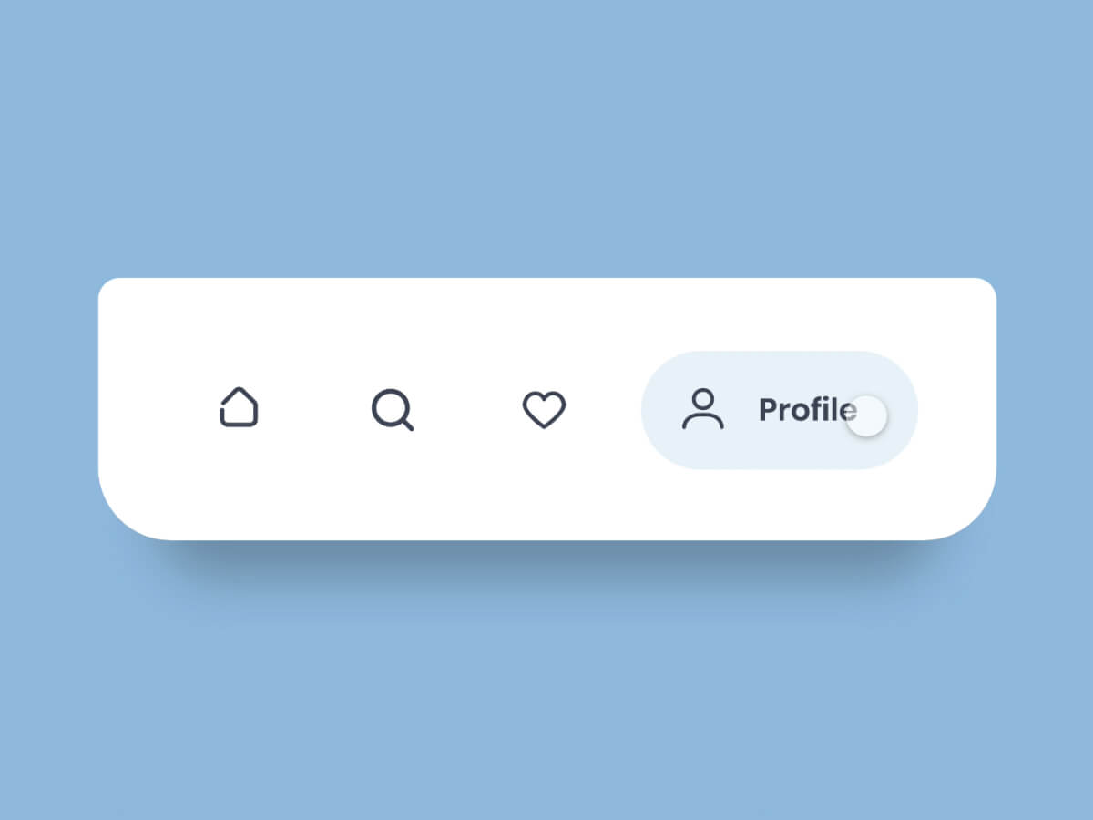 Bottom Bar Navigation for Adobe XD