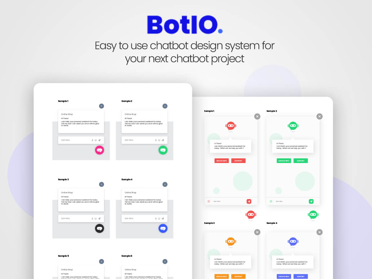 Chatbot App Adobe XD UI Kit