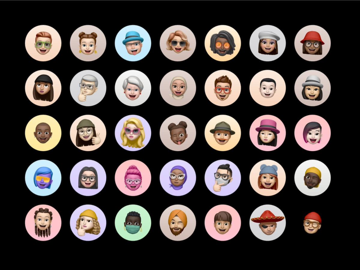 Memoji Avatars for Adobe XD