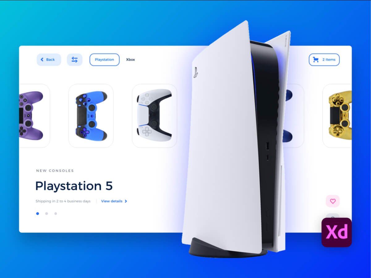 PlayStation 5 Landing Page