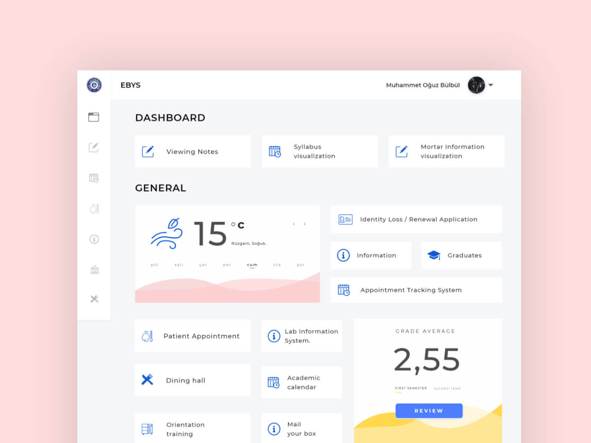 School Management Adobe XD UI Kit