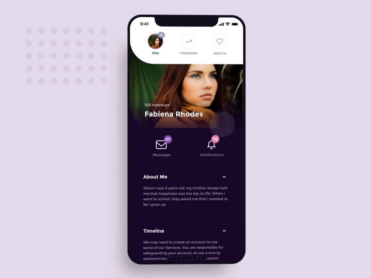 Social Meet Up Adobe XD UI Kit