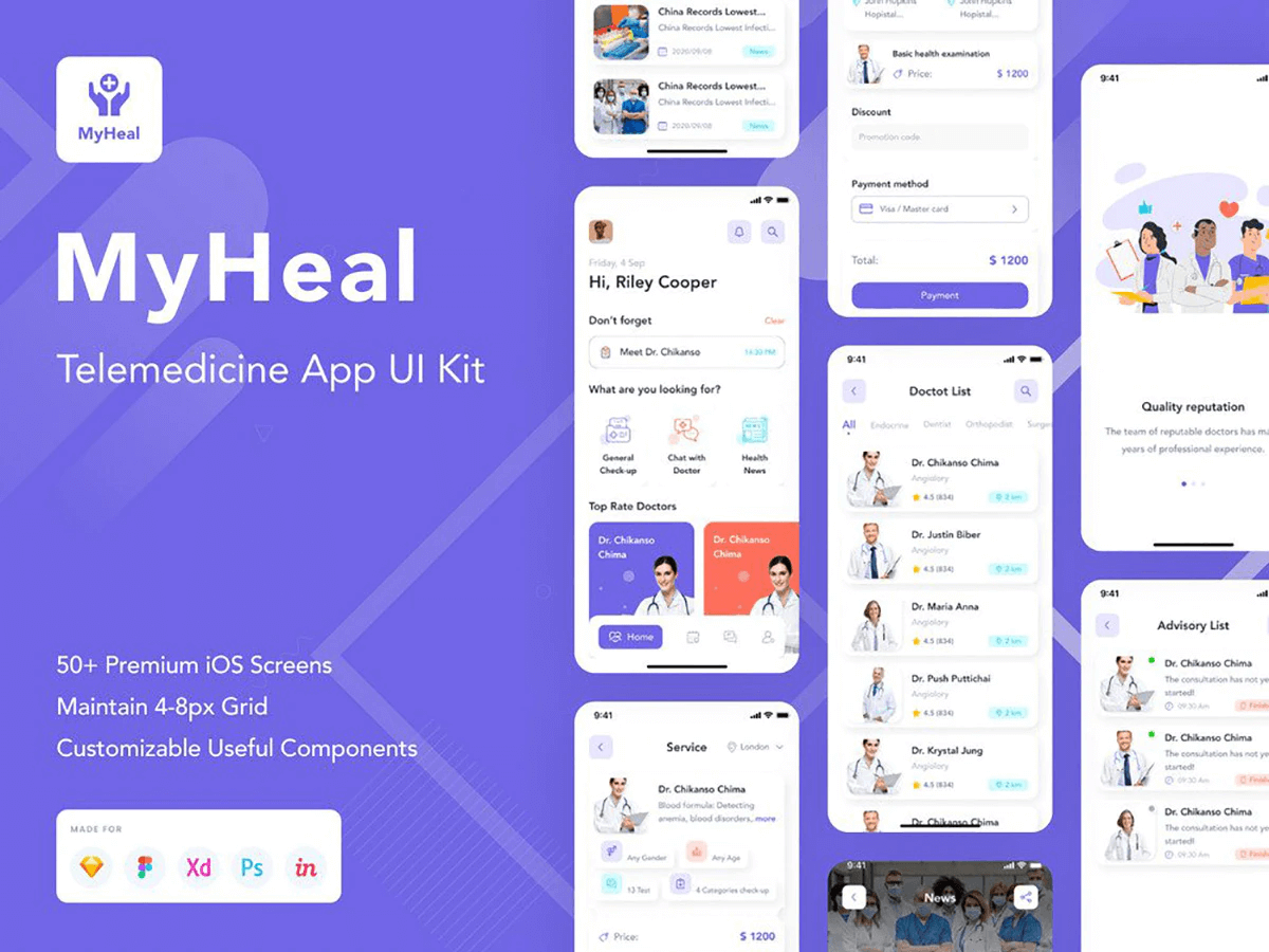 MyHeal UI Kit